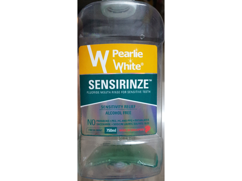 Pearlie White Sensitive Relief, Sensirinze, 750 mL