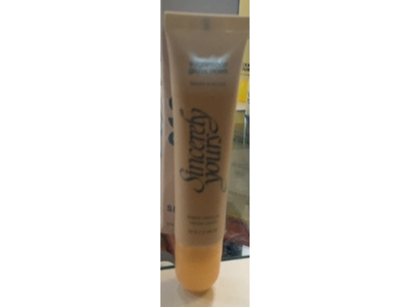 Sincerely Yours Sugarcoat Gloss Balm, Sheer Vanilla, 0.49 oz/14 g