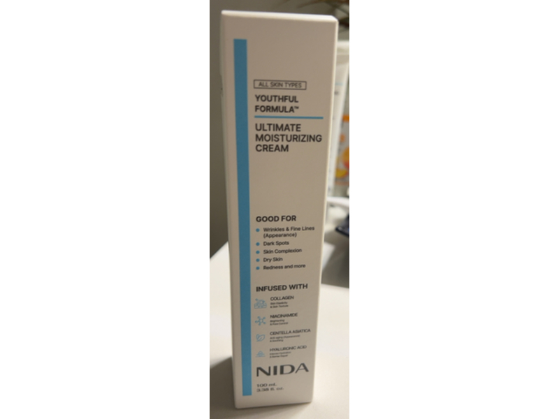 Nida Youthful Formula Ultimate Moisturizing Cream, 3.38 fl oz/100 mL