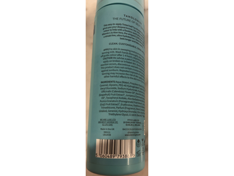 Tanologist Tinted Self-Tan Mousse, 6.76 fl oz/200 mL