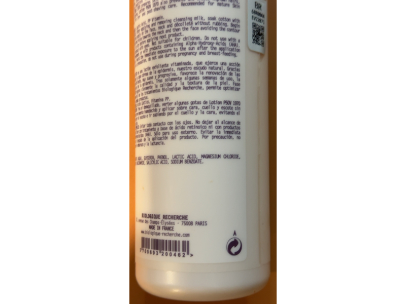 Biologique Recherche Balancing Exfoliator Lotion, 8.4 fl oz/250 mL