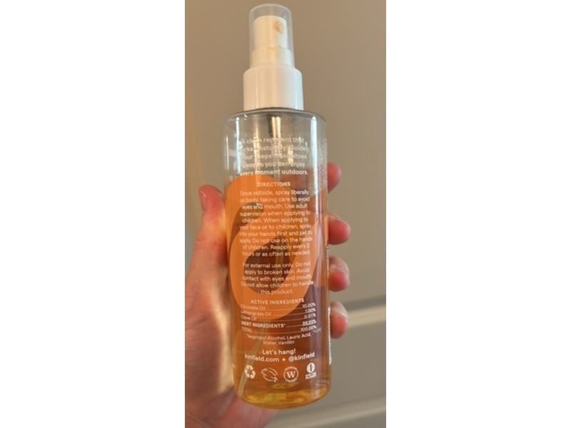 Kinfield Golden Hour Mosquito Repellent, 7 fl oz/206 mL