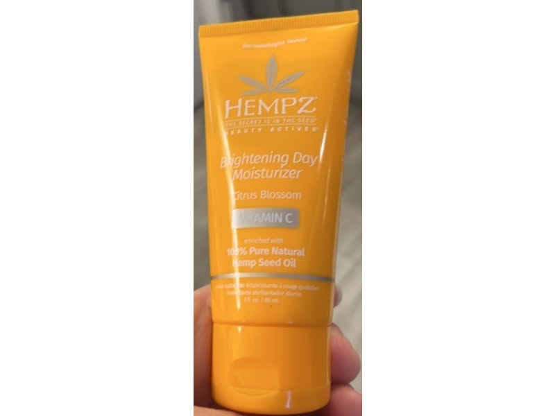Hempz Brightening Daily Moisturizer, Citrus Blossom, 3 fl oz/89 mL