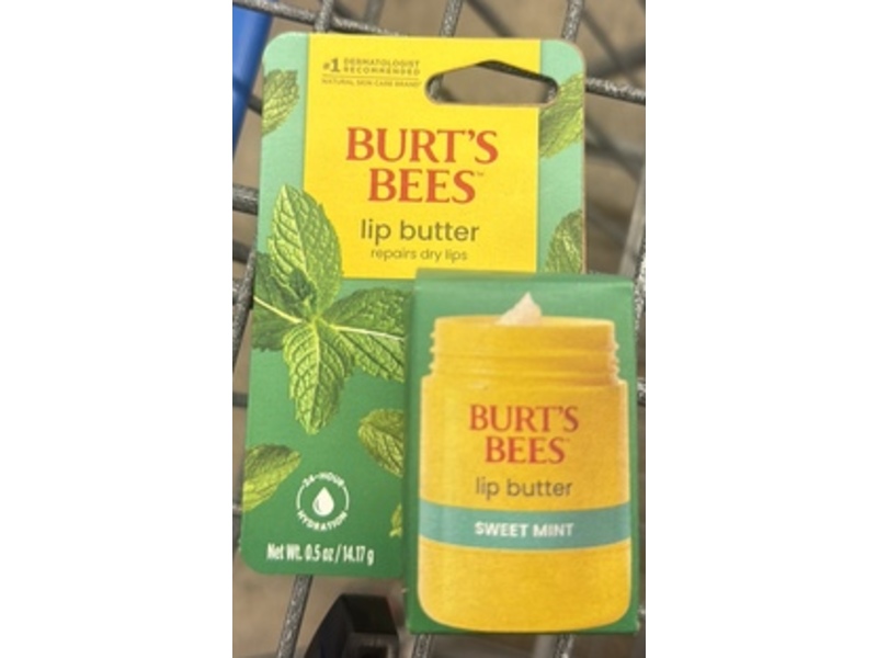 Burt's Bees Lip Butter, Sweet Mint, 0.5 oz/14.17 g