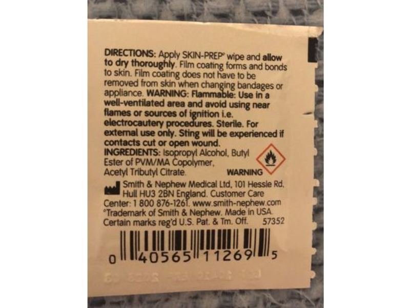 Smith & Nephew Skin-Prep Protective Wipes, 1 Count