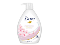 Dove Fresh Body Wash, Sakura + Pink Salt, 33.8 fl oz/1 kg - thumbnail 1