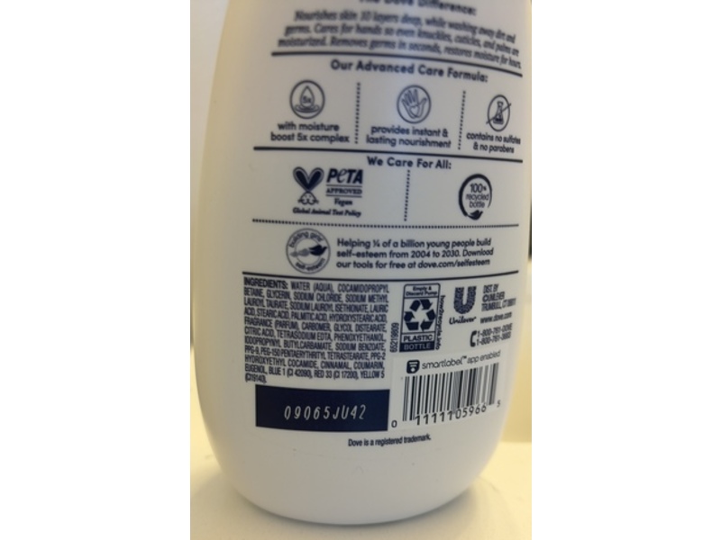 Dove Winter Hand Wash, Marshmallow And Warm Vanilla, 12 fl oz/355 mL