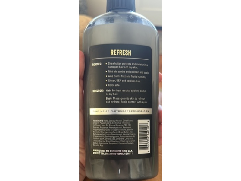 Floyd's 99 Grooming Refresh Leave-In Conditioner, 15 fl oz