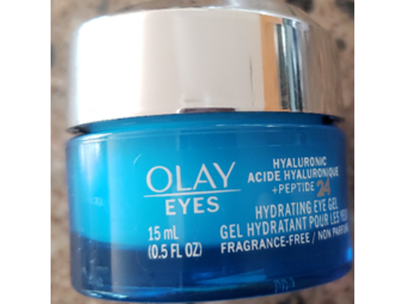 Olay Hydrating Eye Gel, Hyaluronic Acid, 0.5 fl oz/15 mL