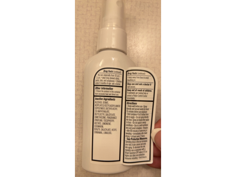 Bath & Body Works Sunscreen Spray, At The Beach, SPF 50, 1.8 fl oz/53 mL