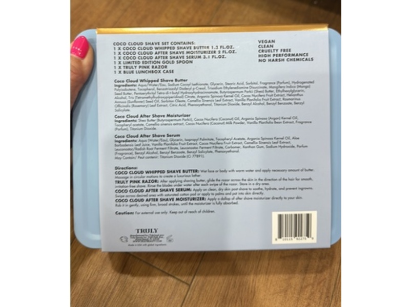 Truly Beauty Coco Cloud Shave Set,