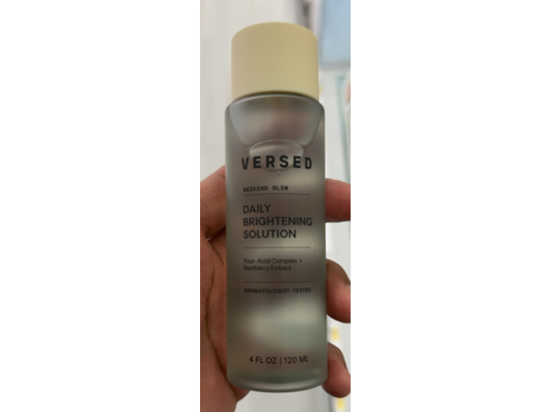 Versed Weekend Glow Daily Brightening Solution, 4 fl oz/120 mL