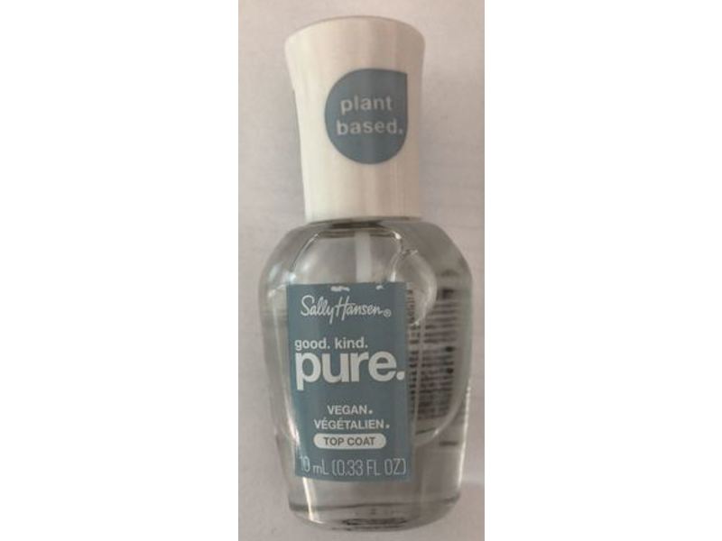 Sally Hansen Good. Kind. Pure. Vegan Nail Polish, Top Coat, 0.33 fl oz/10 mL