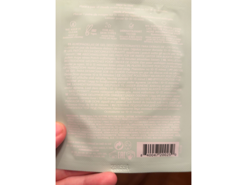 Florence By Mills Floating Under The Eyes Depuffing Gel Pad, 4 g, 1 Pair