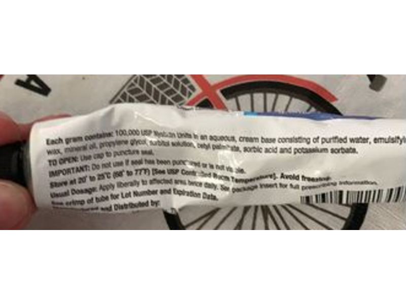 Nystatin Cream, USP 100,000 Units per Gram, osette Pharaeuticals, Inc.