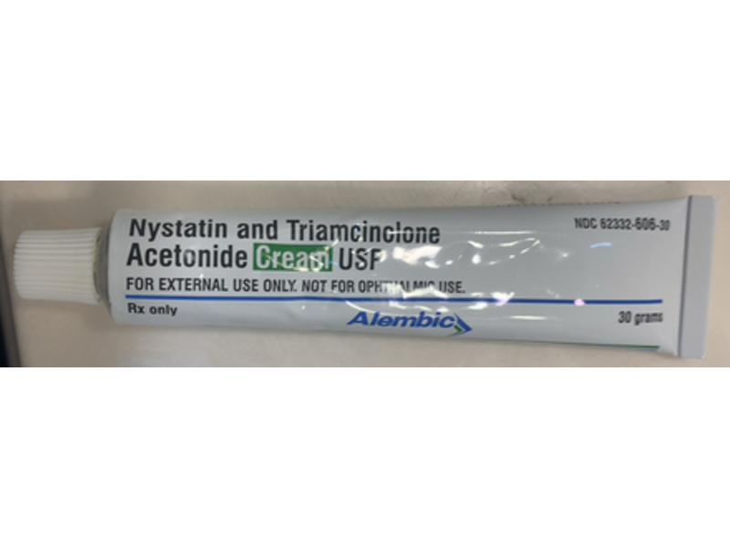 Nystatin & Triamcinolone Acetonide Cream USP, 30 g Alembic Pharmaceuticals (RX)