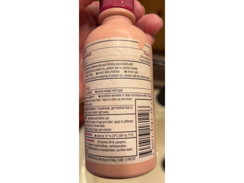 Caladryl Calamine Plus Itch Reliever Lotion, 6 fl oz/177 mL