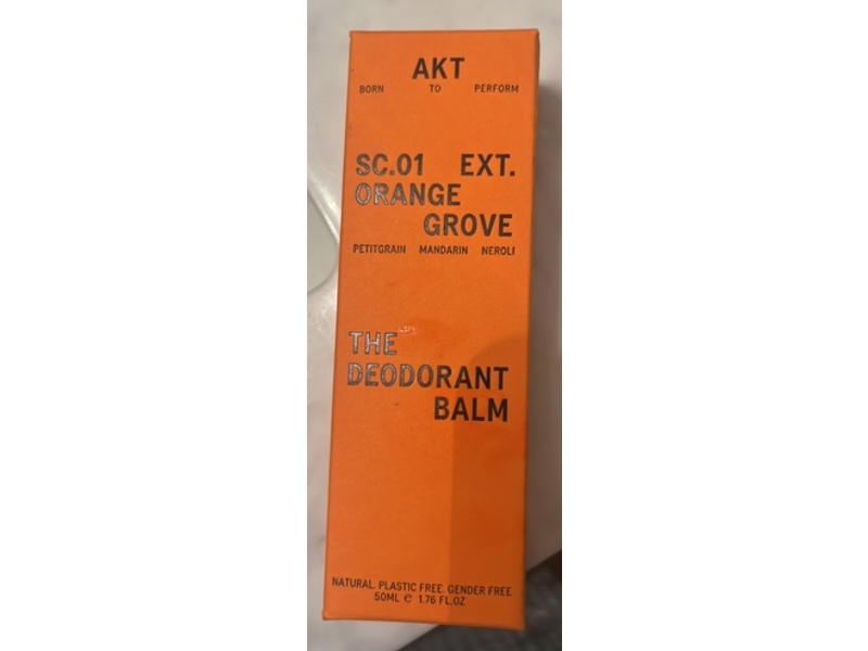 AKT The Deodorant Balm, SC.01 Orange Grove, 1.76 fl oz/50 mL