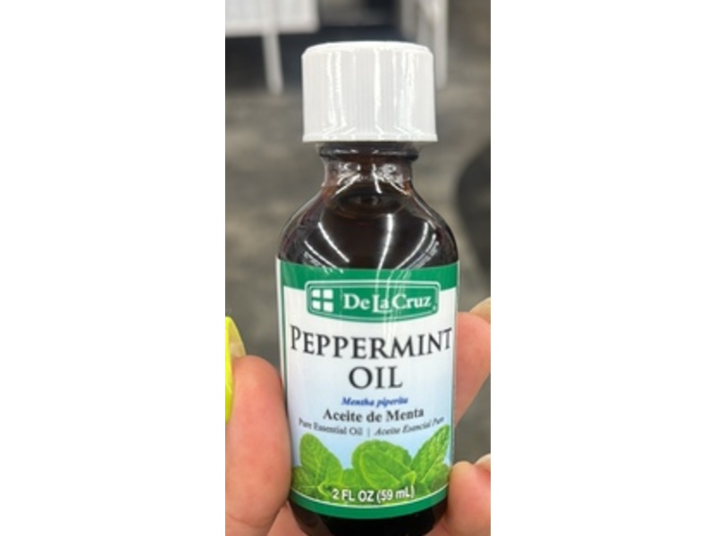 De La Cruz Peppermint Oil, Mentha Piperita, 2 fl oz/59 mL