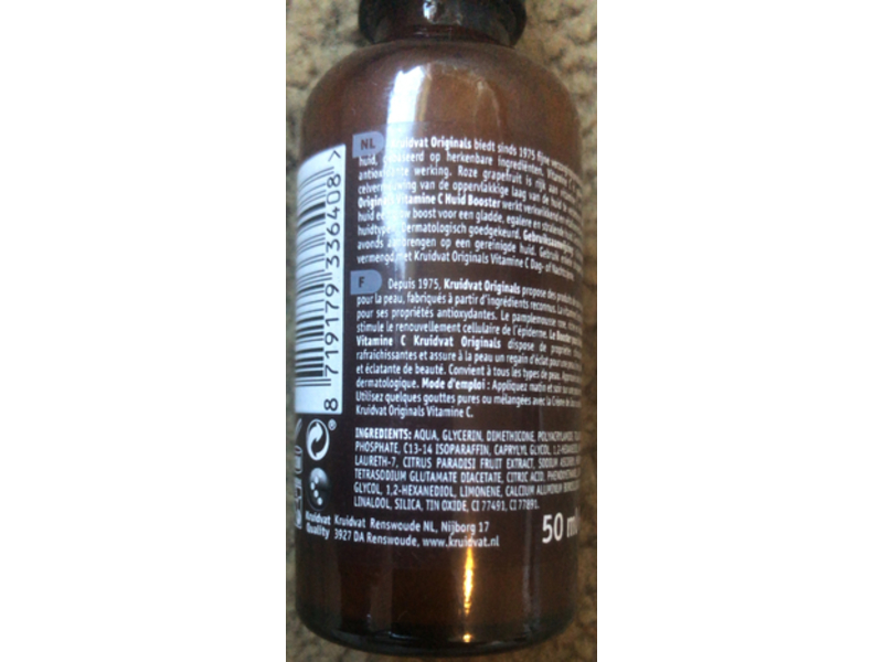 Kruidvat Originals Moisturizing Serum, Vitamin C, 50 mL