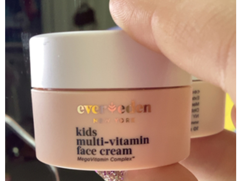Evereden Kids Multi-Vitamin Face Cream, 0.33 fl oz/10 mL