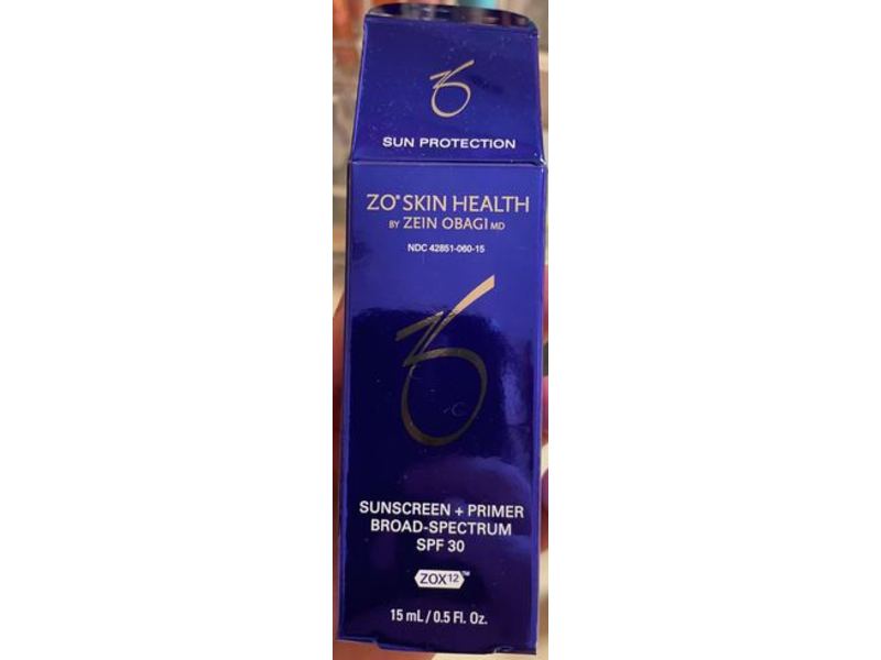 Zo Skin Health Sunscreen + Primer, SPF 30, 0.5 fl oz/15 mL