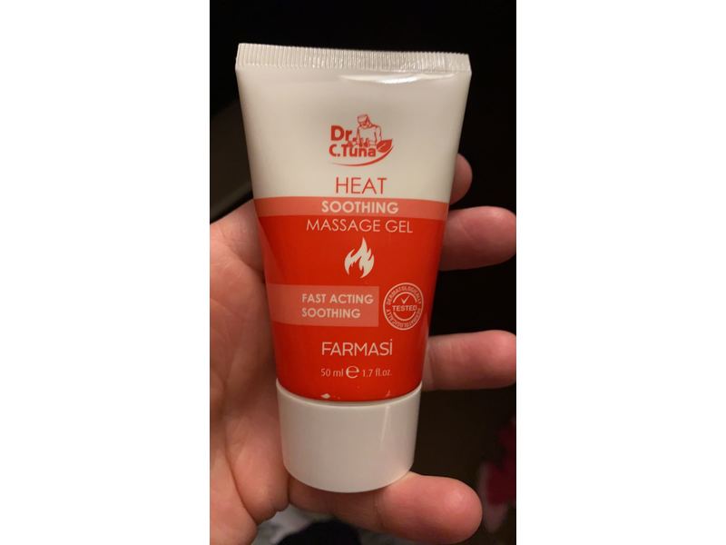 Dr. C. Tuna Heat Soothing Massage Gel, 1.7 oz/50 mL