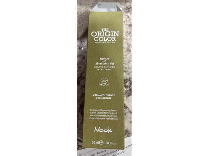 Nook The Origin Permanent Hair Color, Blue, 3.38 fl oz/100 mL
