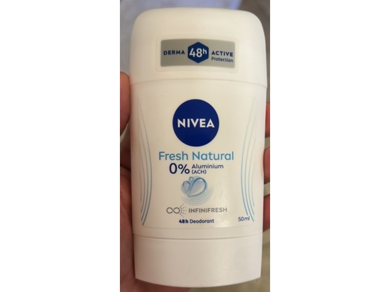 Nivea Fresh Natural Deodorant, Infinifresh, 50 mL