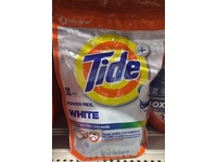 Tide Power Pods White Laundry Detergent Pacs, Bright White + Colours, 26 oz/757 g, 18 Count - thumbnail 2
