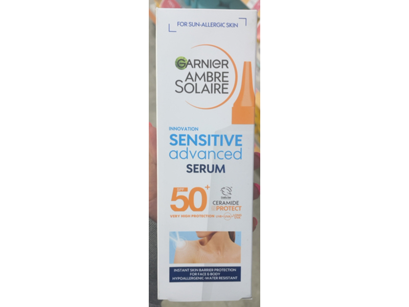 Garnier Sensitive Advanced Serum, SPF 50+, 125 mL