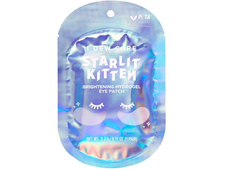 I Dew Care Starlit Kitten Brightening Hydrogel Eye Patch, 0.11 oz/3.2 g, 5 Pair
