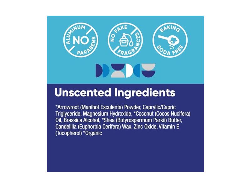 Pretty Frank Deodorant Stick, Unscented, 2.7 oz/77 g, Pack Of 2