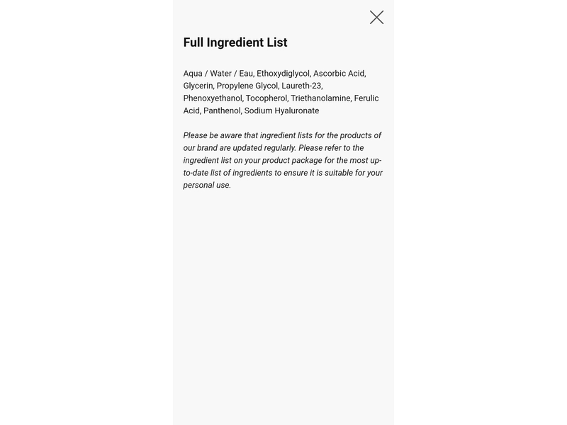 SkinCeuticals C E Ferulic Serum, Prevent, 1 oz/30 mL