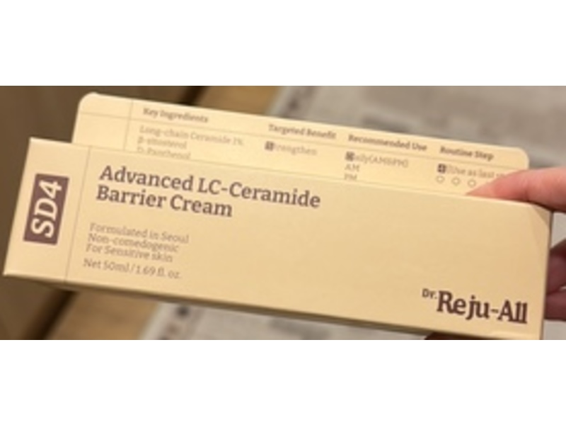 Dr. Reju-All Advanced LC-Ceramide Barrier Cream, 1.69 fl oz/50 mL