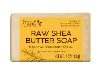 Personal Care Raw Shea Butter Soap, Rosemary Extract, 4 oz