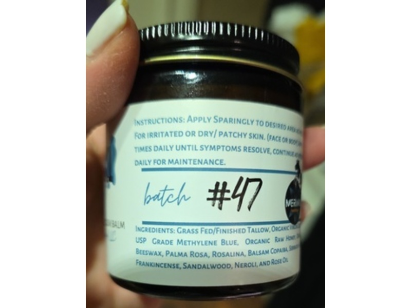 Meraki Moo Methylene Blue Infused Tallow Balm, 3 oz