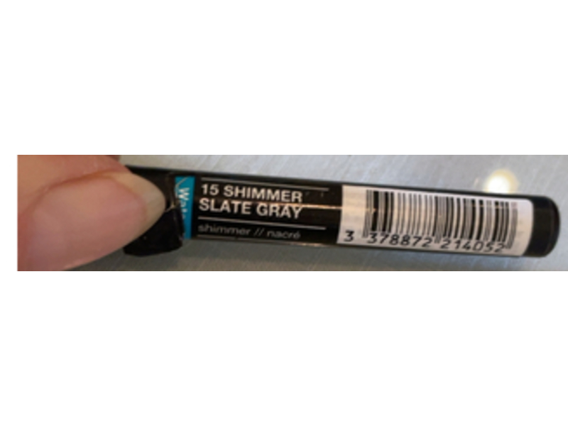Sephora Collection Waterproof 12hr Retractable Eyeliner, 15 Shimmer Slate Gray, 0.01 oz/0.3 g