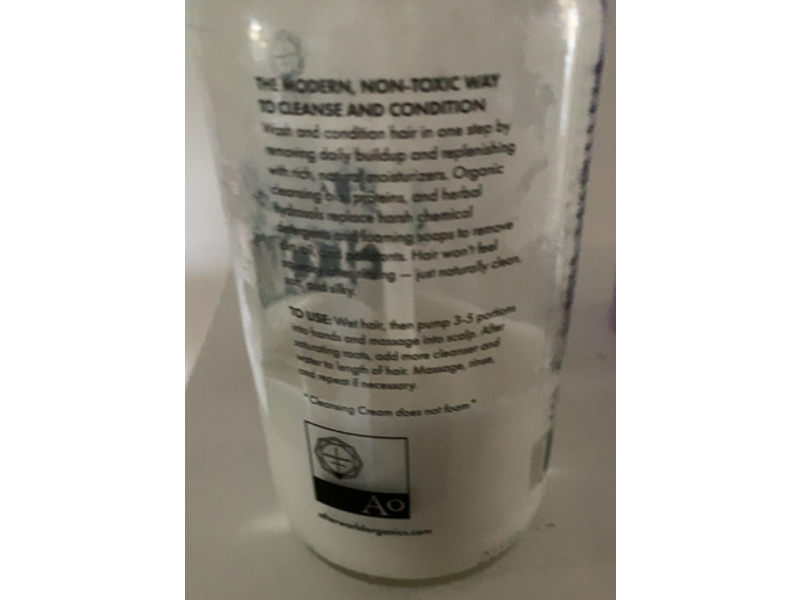 Afterworld Organics Hair Glow Color Saving Cleansing Cream, Royal Lavender, 8 fl oz/236 mL