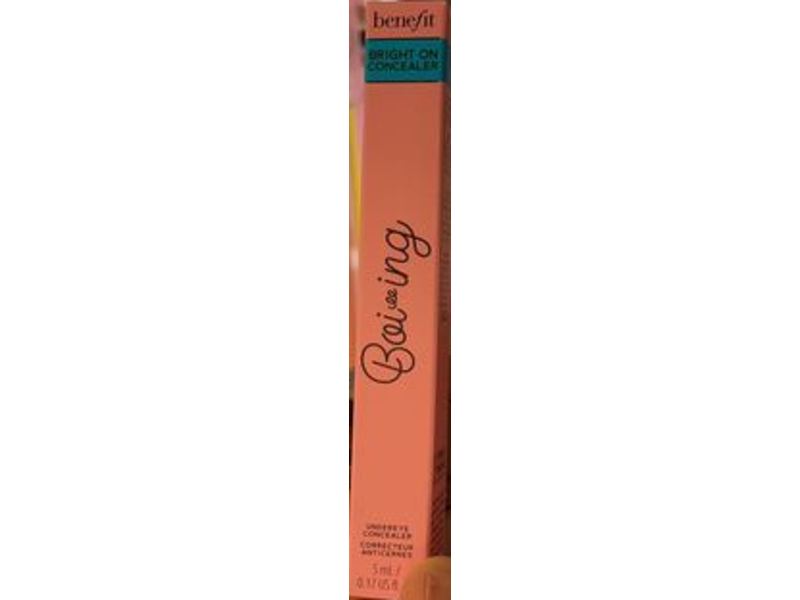 Benefit Boi-ing Bright On Brightening Undereye Concealer, Nectarine, 0.17 oz/5 mL