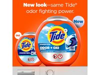Tide Power Odor Defense + Oxi Laundry Detergent Pods, 51 oz/1.46 kg, 32 XL Pacs - thumbnail 3