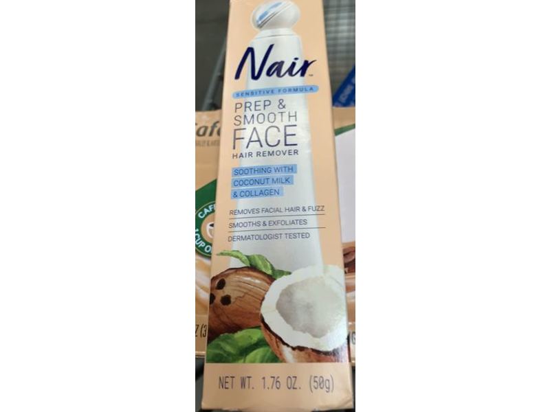 Nair Prep & Smooth Facial Hair Removal, 1.76 oz/50 g