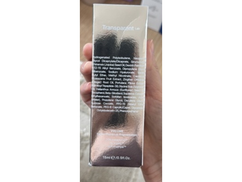 Transparent Lab Volume Hydro-Plump Lip Augmentation, 0.5 fl oz/15 mL