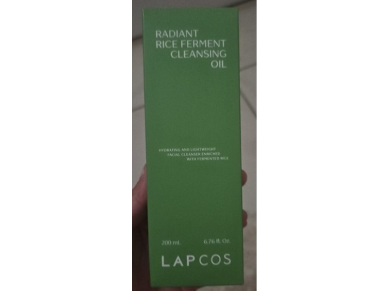 Lapcos Radiant Rice Fermented Cleansing Oil, 6.76 fl oz/200 mL