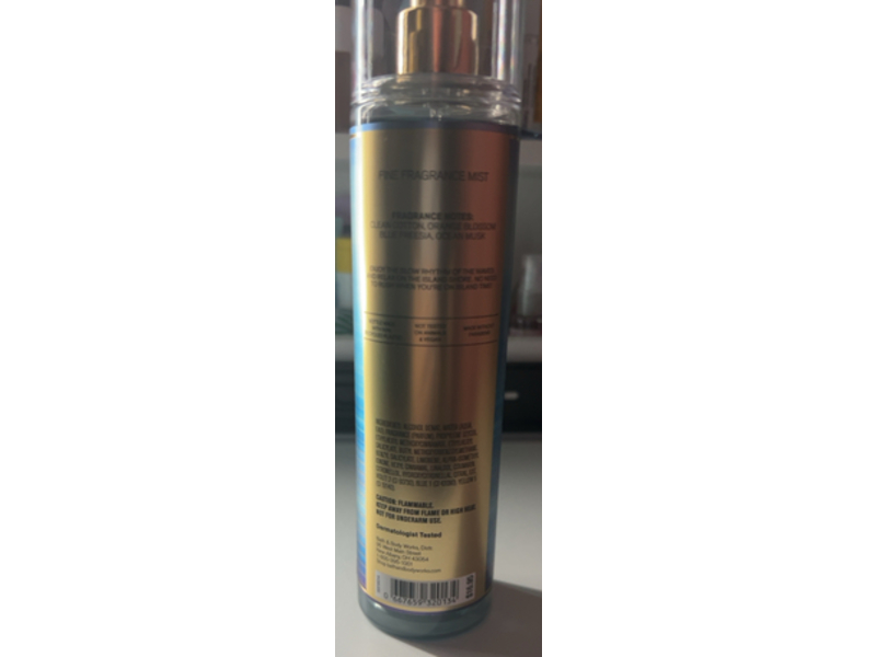 Bath & Body Works Fine Fragrance Mist, Sea Island Shore, 8 fl oz/236 mL
