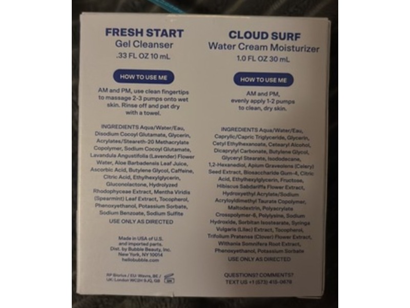 Bubble Polar Pair Set, Fresh Start + Cloud Surf, 1 fl oz/30 mL