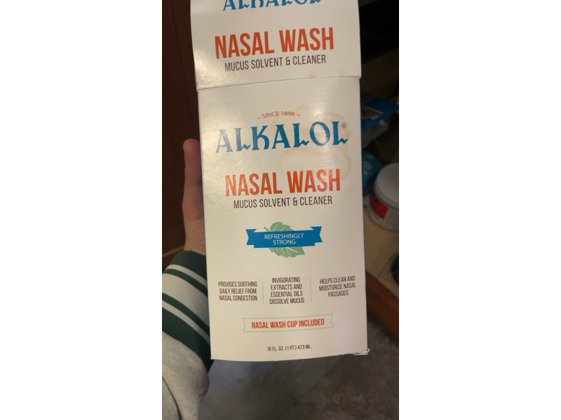 Alkalol Nasal Wash, 16 fl oz/473 mL