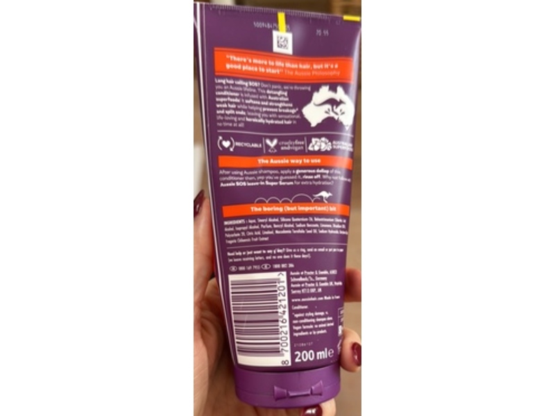 Aussie SOS Strength & Length Conditioner, 200 mL