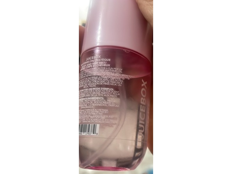 Holler And Glow Body & Hair Mist, Juice Box, 3.38 fl oz/100 mL