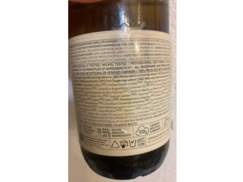 Oway Rebuilding Hair Bath, 8.1 fl oz/240 mL